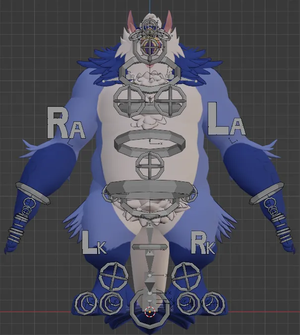t-pose bones